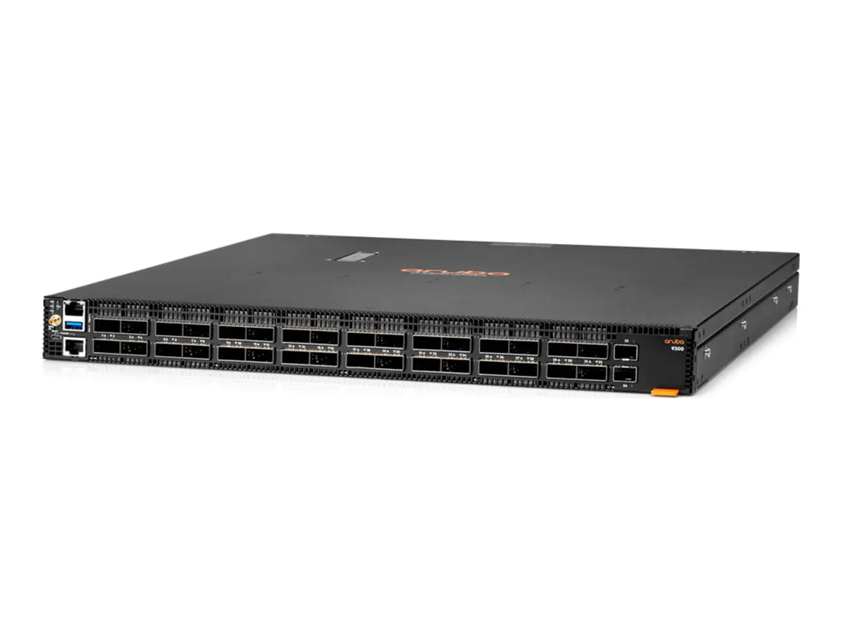HPE Aruba CX 9300-32D 32-port 100/200/400G QSFP-DD S1D08A