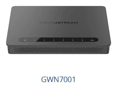 Grandstream GWN7000 Series GWN7001 - Router - Switch mit 6 Ports