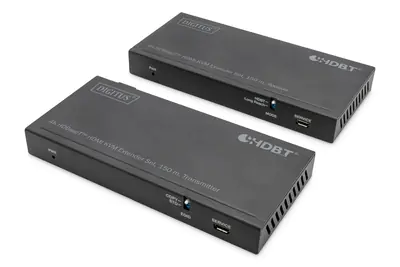 Digitus DS-55526 - Sender und Empfänger - KVM/Audio/USB/Infrarot-Extender - HDBaseT - über CAT 6/6a - bis zu 150 m Digitus DS-55526 - Sender und Empfänger - KVM/Audio/USB/Infrarot-Extender - HDBaseT - über CAT 6/6a - bis zu 150 m