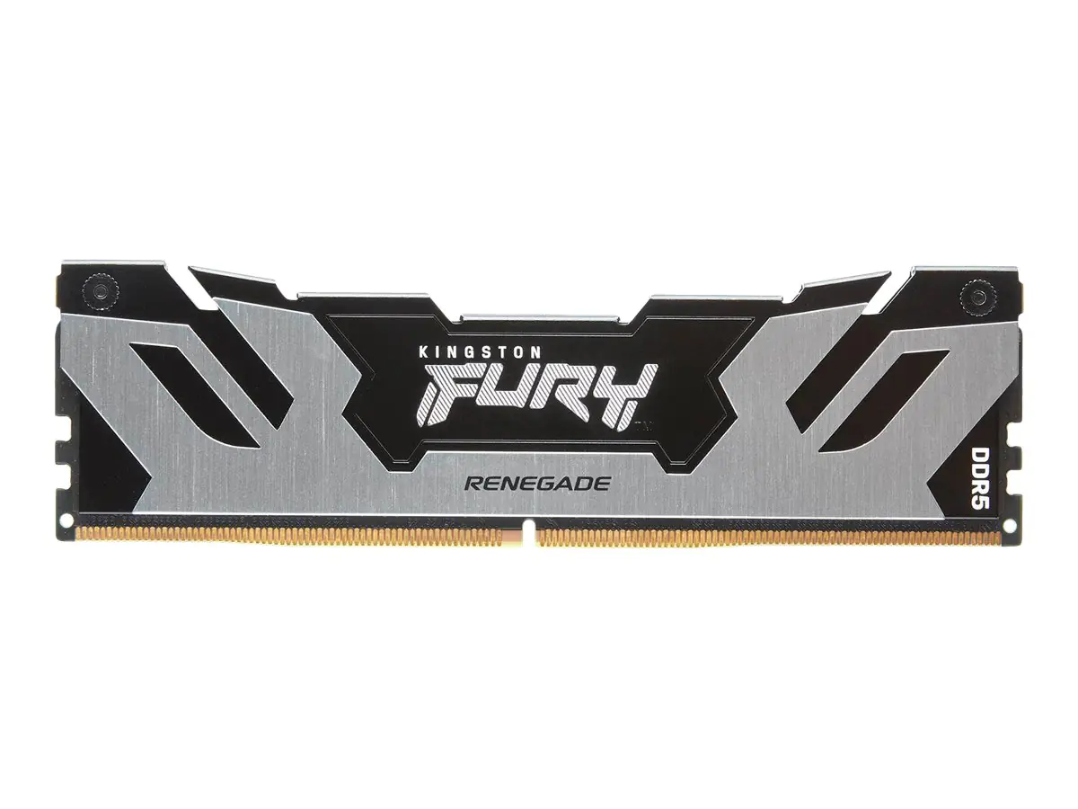 Kingston FURY Renegade - DDR5 - Modul - 32 GB - DIMM 288-PIN - 6000 MHz - CL32 - 1.35 V - ungepuffert - on-die ECC - Schwarz/Silber