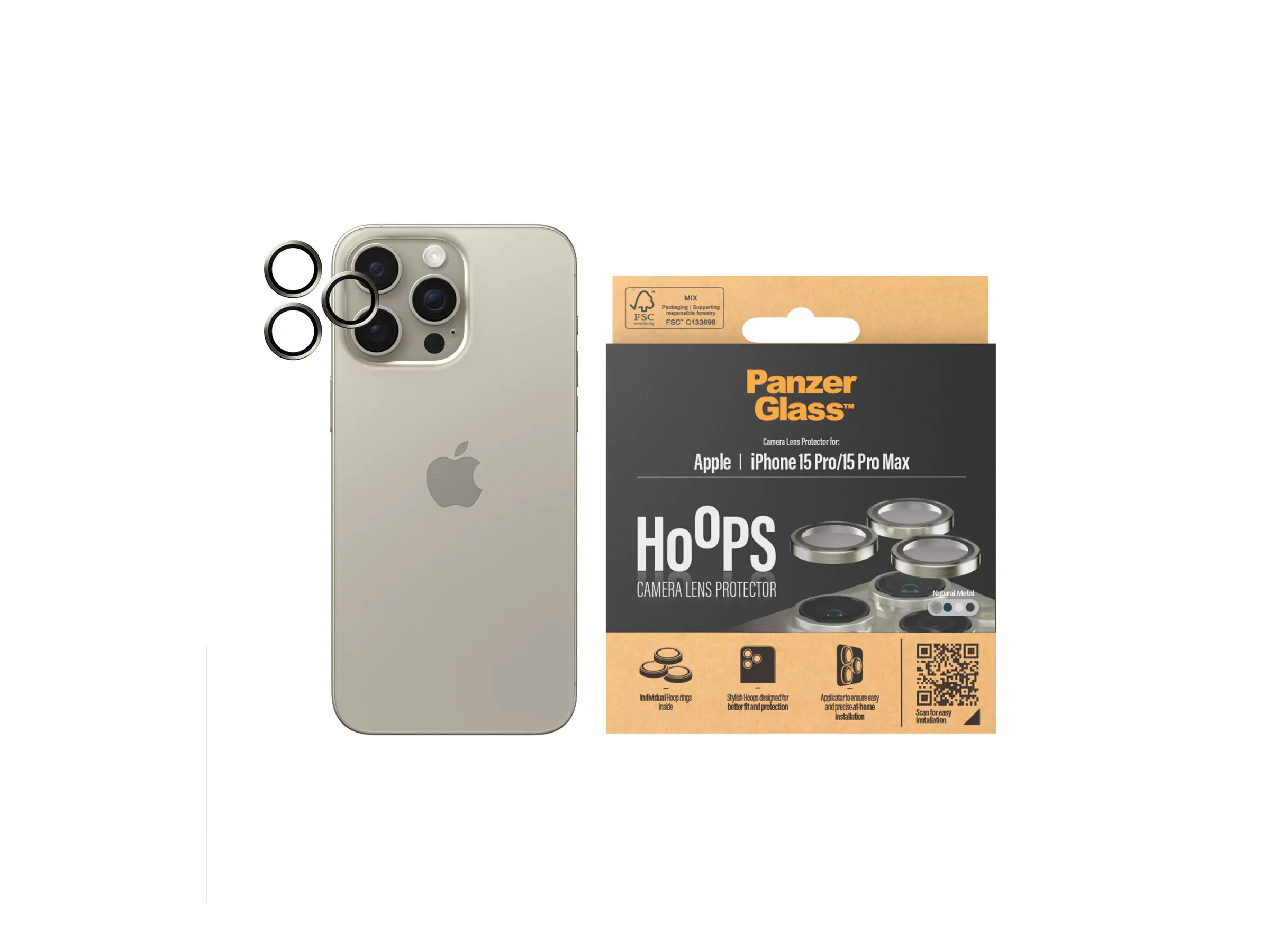PanzerGlass Hoops - Objektivschutz für Handy