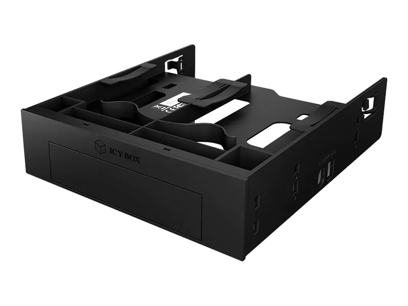 RaidSonic ICY BOX IB-5251 - Laufwerksschachtadapter - 5,25" bis 1 x 3,5" und 2 x 2,5" (13,3 cm bis 1 x 8,9 und 2 x 6,4 cm) - Schwarz
