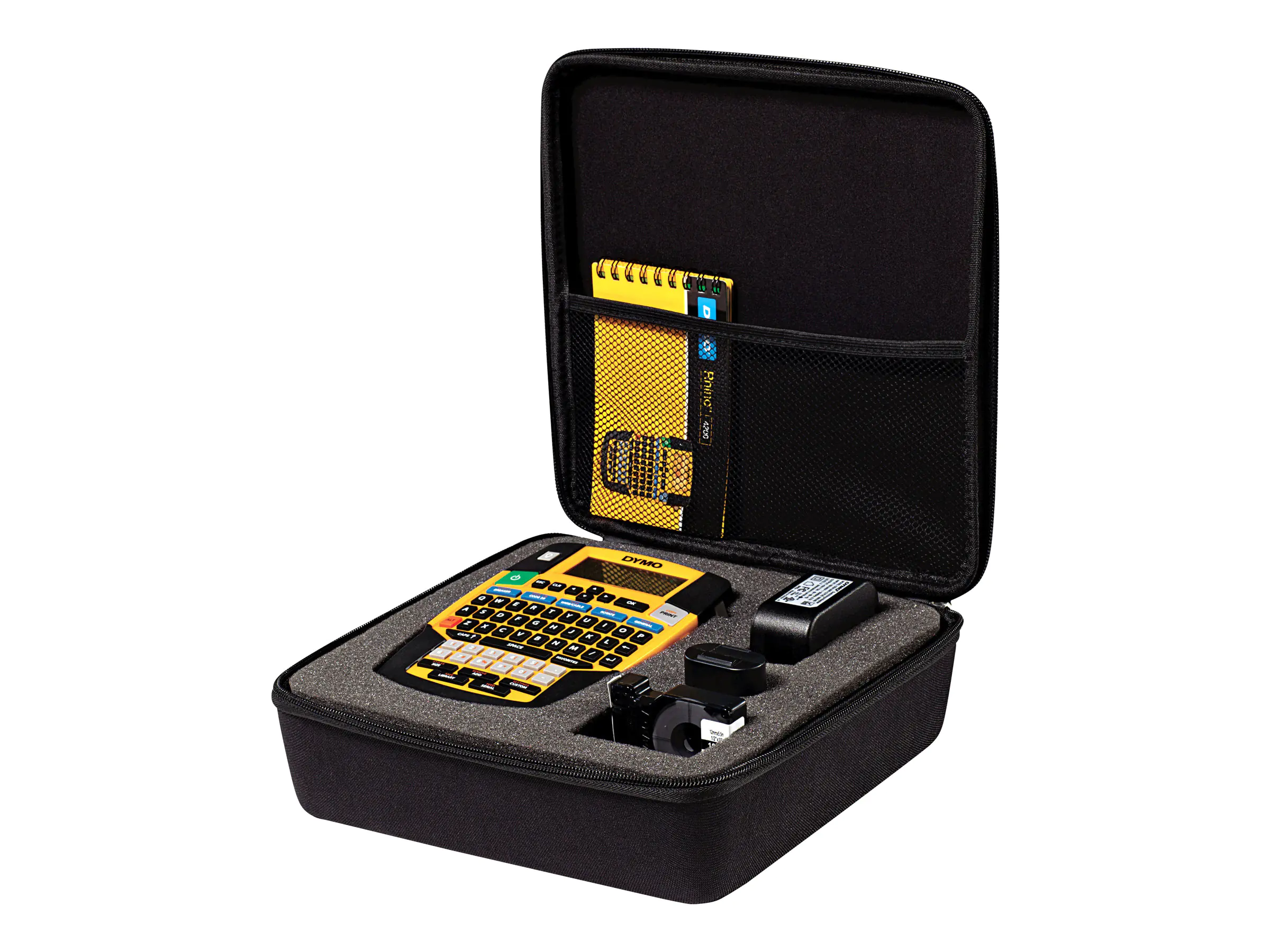 DYMO Rhino 4200 Kit - Beschriftungsgerät - s/w - Thermotransfer - Rolle (1,9 cm) - Cutter DYMO Rhino 4200 Kit - Beschriftungsgerät - s/w - Thermotransfer - Rolle (1,9 cm) - Cutter
