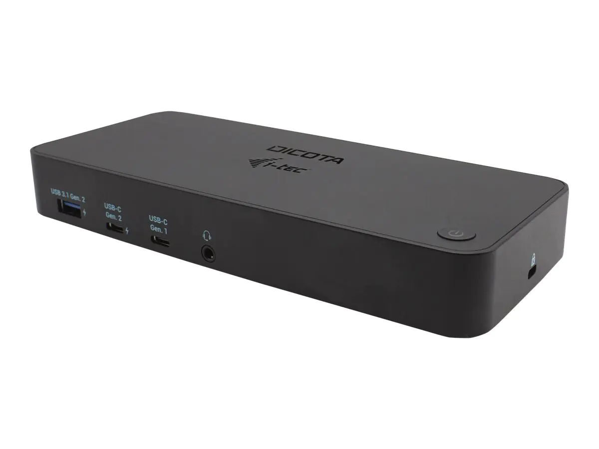 Dicota i-tec - Dockingstation - USB-C - HDMI, DP - 1GbE - 96 Watt - Schweiz