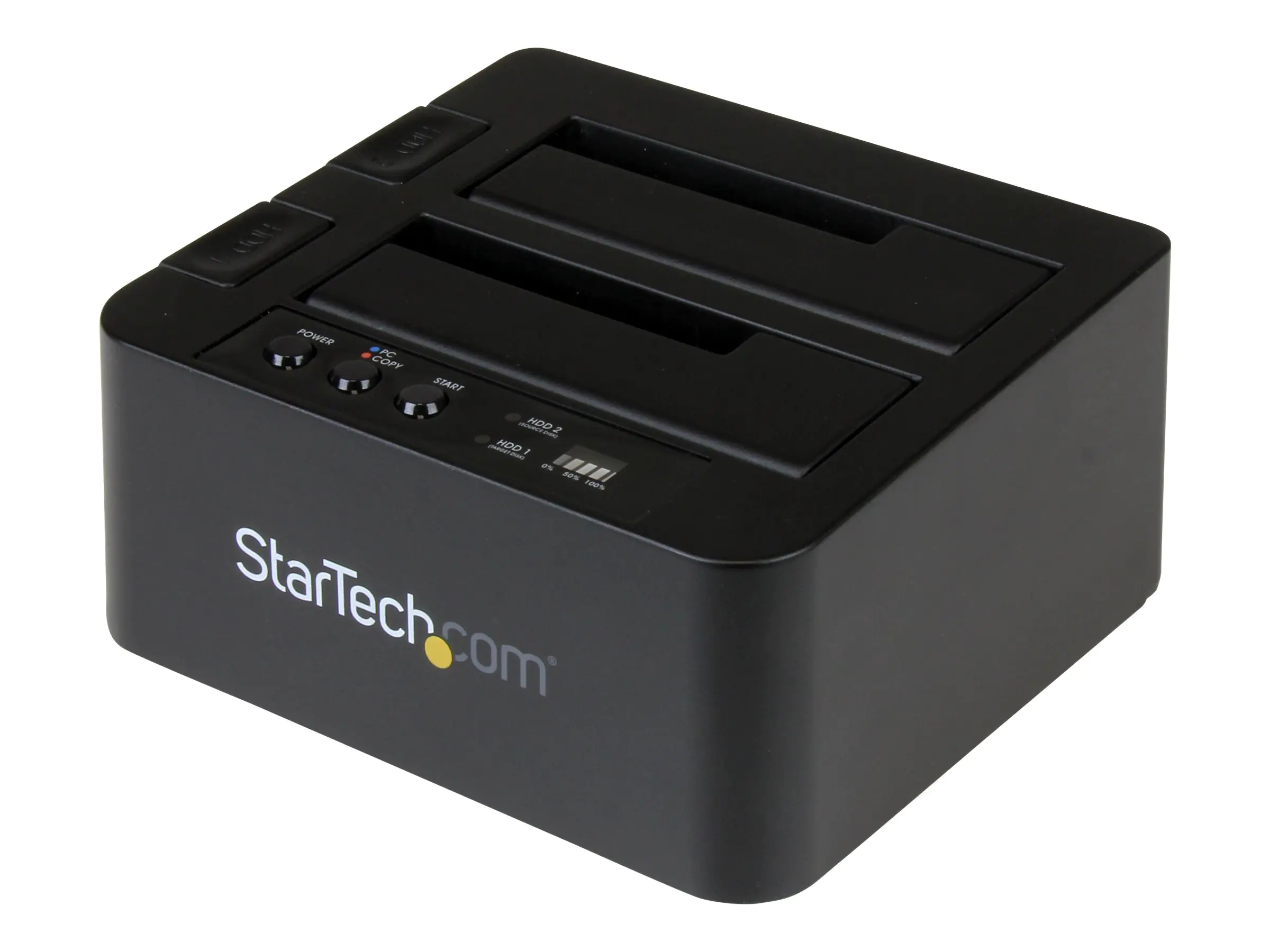 StarTech USB 3.1 (10 Gbit/s) Duplizierer Dockingstation für 2,5" & 3,5" SATA SSD/HDD Laufwerke - Clone / Kopierstation bis zu 28GB/min - Festplattenduplikator - 2 Schächte (SATA-300) - für P/N: TBLT3MM1MA, TBLT3MM2M, TBLT3MM2MA StarTech USB 3.1 (10 Gbit/s) Duplizierer Dockingstation für 2,5" & 3,5" SATA SSD/HDD Laufwerke - Clone / Kopierstation bis zu 28GB/min - Festplattenduplikator - 2 Schächte (SATA-300) - für P/N: TBLT3MM1MA, TBLT3MM2M, TBLT3MM2MA