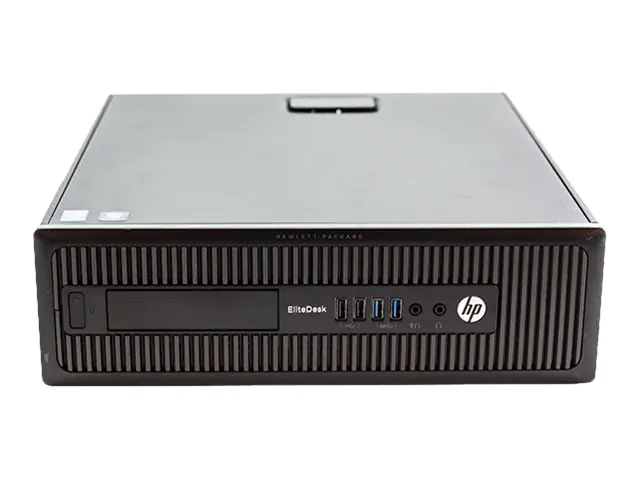 HP EliteDesk 800 G1 - SFF - Core i5 4570 / 3.2 GHz - RAM 8 GB - SSD 240 GB - HD Graphics 4600 - 1GbE - Win 10 Pro 64-Bit - Monitor: keiner - Schwarz - wiederhergestellt - T1A - TopSeller