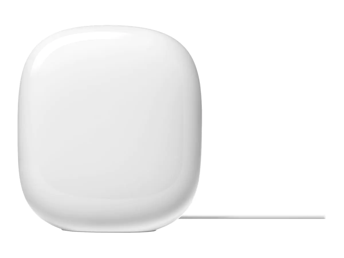 Google Nest Wifi Pro - WLAN-System (Router) - bis zu 120 qm - Netz - GigE, 802.11ax (Wi-Fi 6E) - 802.11a/b/g/n/ac/ax (Wi-Fi 6E) - Multi-Band