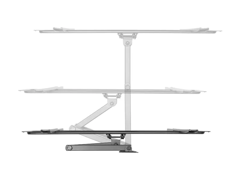 Equip Pro - Aufstellung - für Monitor - Stahl, Preßspan - Schwarz - Schreibtisch