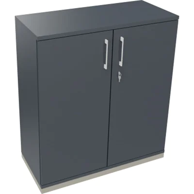 Flügeltürenschrank 3OH B1000xT442xH1133 si/Lavagrau Flügeltürenschrank 3OH B1000xT442xH1133 si/Lavagrau