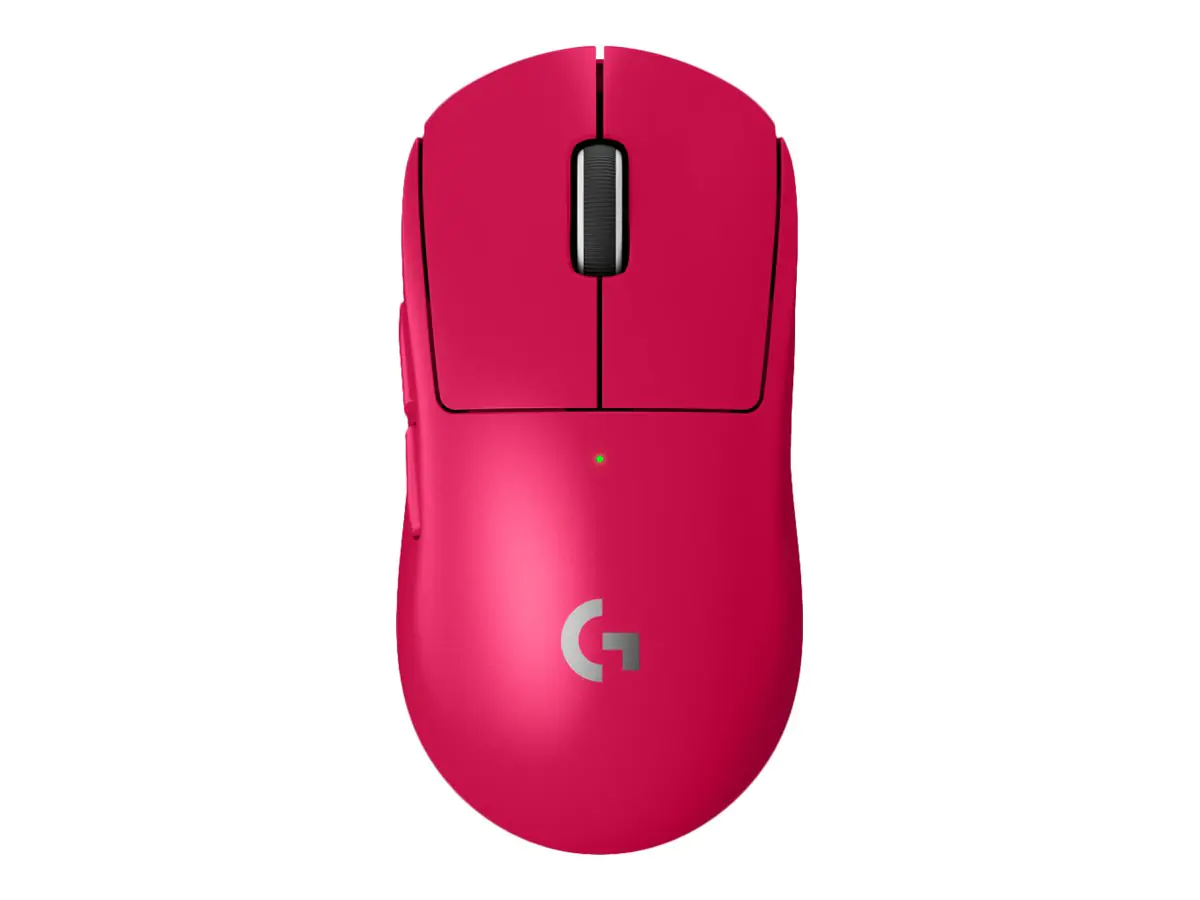 Logitech G PRO X SUPERLIGHT 2 - Maus - optisch - 5 Tasten - kabellos - 2.4 GHz - USB Logitech LIGHTSPEED Empfänger - pink