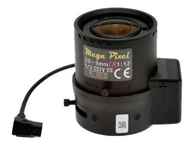 AXIS Megapixel - CCTV-Objektiv - verschiedene Brennweiten - Automatische Irisblende - 8.5 mm (1/3"), 8.5 mm ( 1/3" ) - CS-Halterung - 2.8 mm - 8 mm - f/1.2 - für AXIS P1385-E