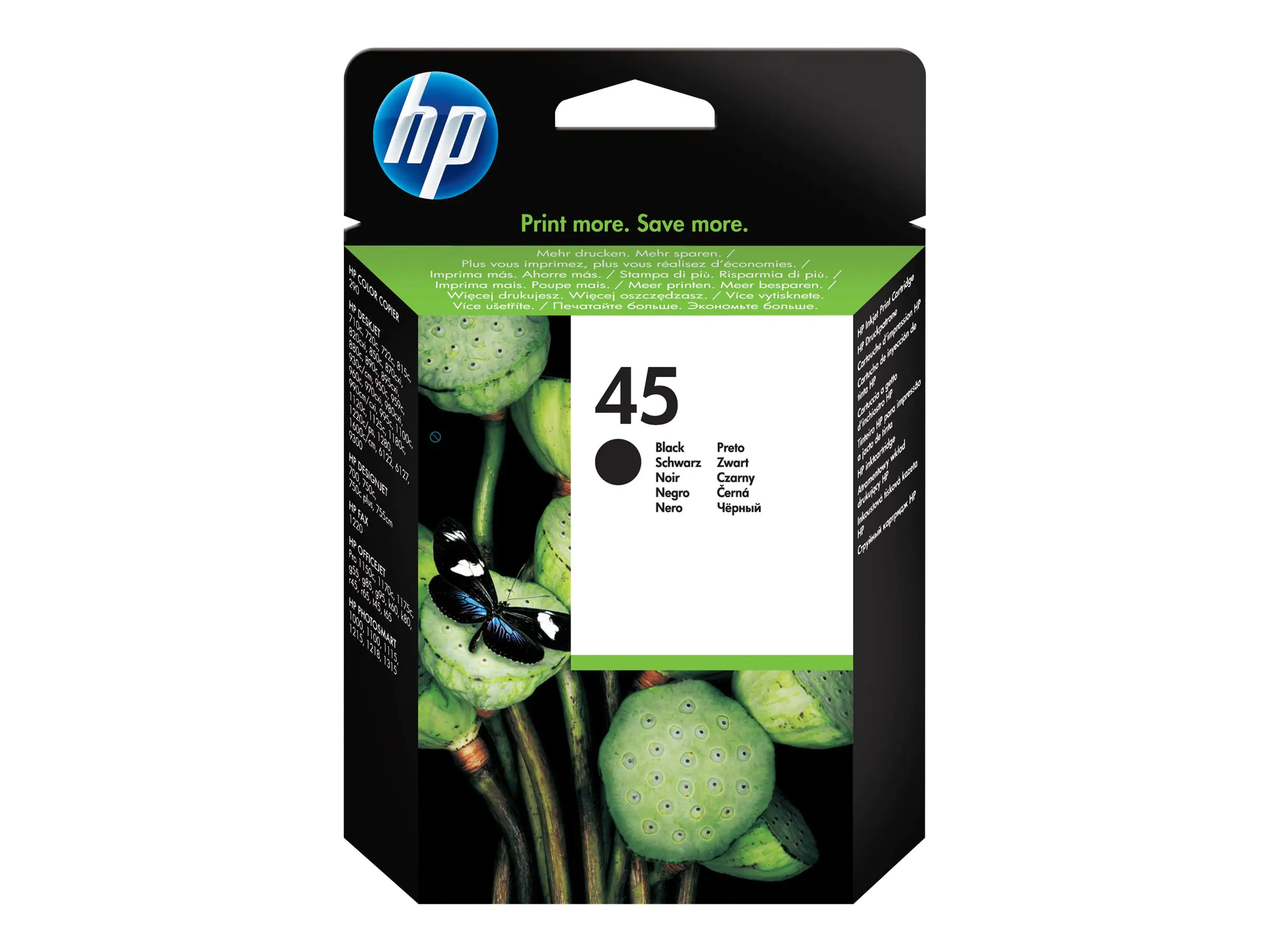 HP Tinte 51645AE 45 schwarz 930 Seiten 42 ml 1 Stück HP Tinte 51645AE 45 schwarz 930 Seiten 42 ml 1 Stück