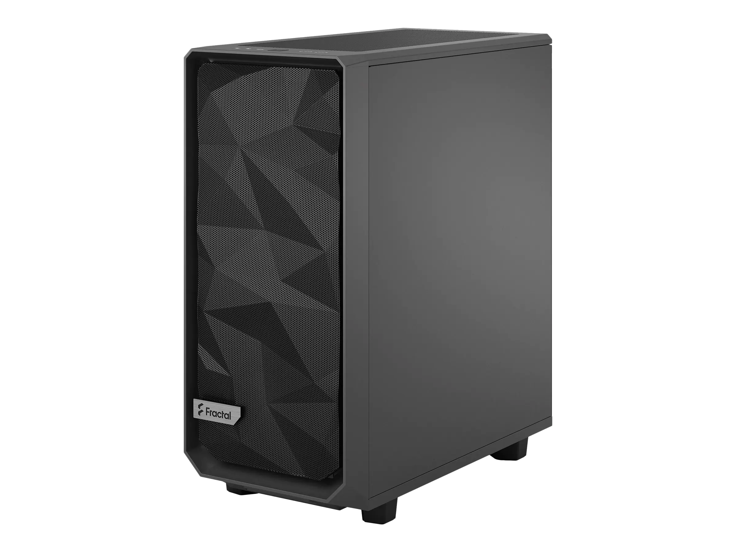Fractal Design Meshify 2 Compact Light Tempered Glass - MDT - ATX - Seitenteil mit Fenster (gehärtetes Glas) - keine Spannungsversorgung (ATX) - Grau - USB/Audio