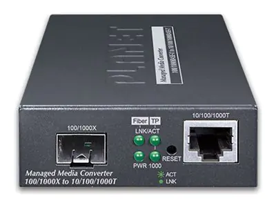 Planet Medienkonverter - 1GbE - 10/100/1000Base-T, 100/1000Base-X - RJ-45 / SFP (mini-GBIC) GT-915A