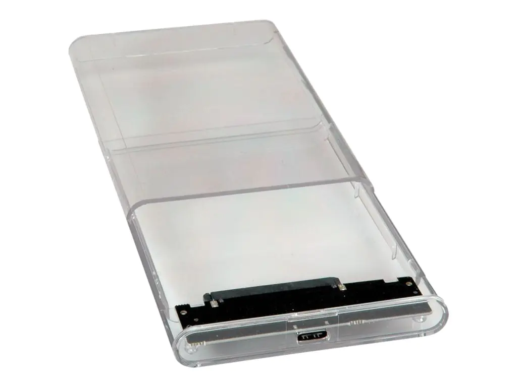 VALUE - Speichergehäuse - 2.5" (6.4 cm) - SATA 6Gb/s - USB 3.2 (Gen 1) - durchsichtig