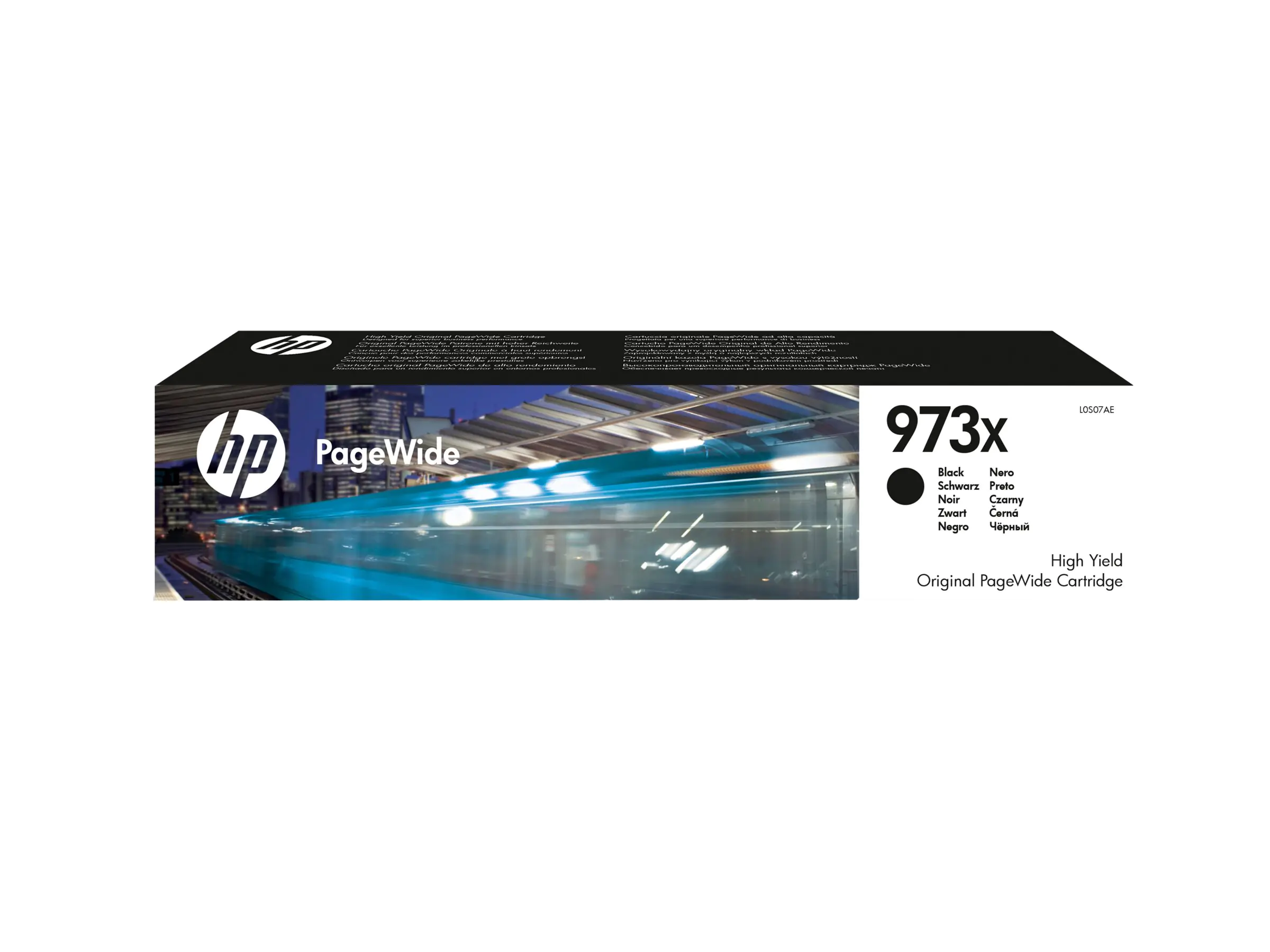HP 973X - Hohe Ergiebigkeit - Schwarz - Original - PageWide - Tintenpatrone - für PageWide Managed MFP P57750, P55250; PageWide Pro 452, 477