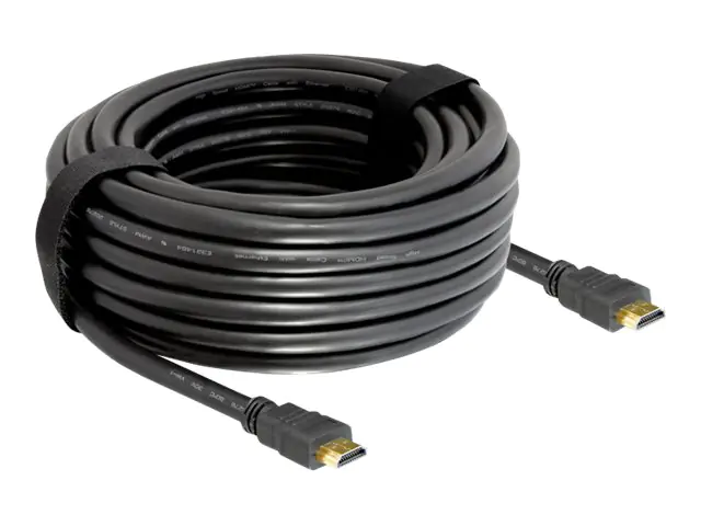 Delock High Speed HDMI with Ethernet - HDMI-Kabel mit Ethernet - HDMI männlich zu HDMI männlich - 10 m Delock High Speed HDMI with Ethernet - HDMI-Kabel mit Ethernet - HDMI männlich zu HDMI männlich - 10 m