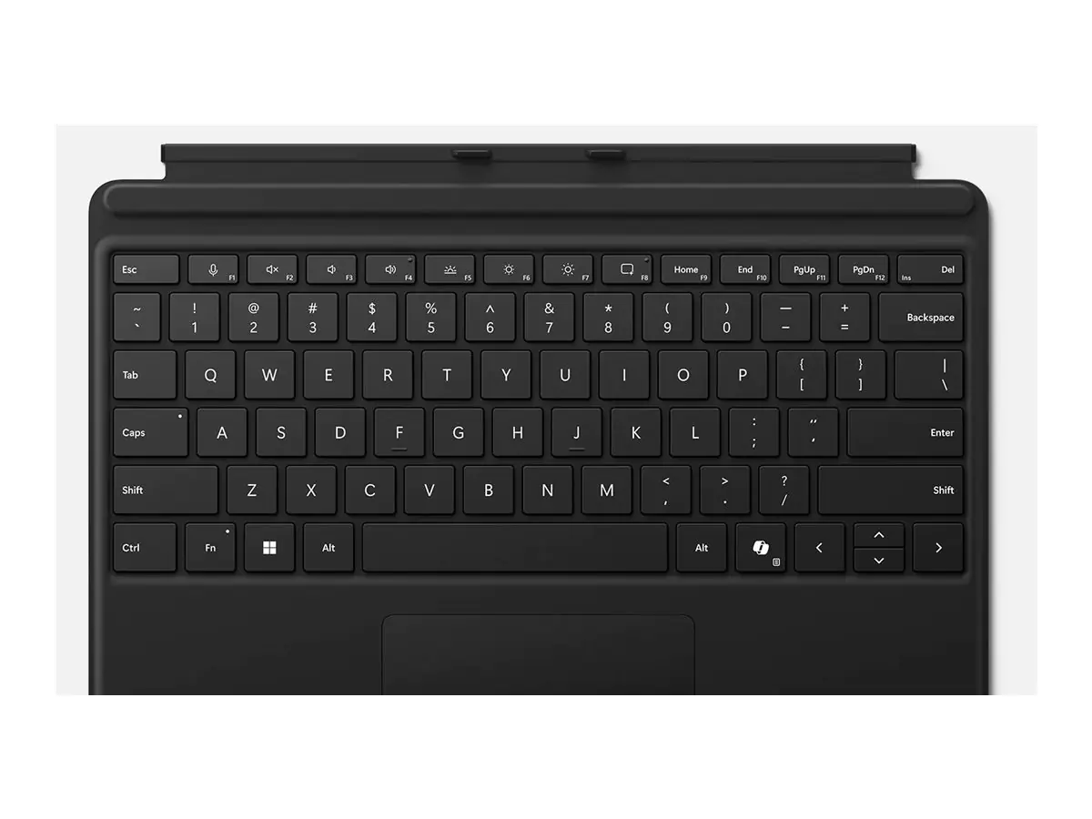 Microsoft Surface Pro Keyboard - Tastatur - mit Trackpad, Beschleunigungsmesser, Surface Slim Pen