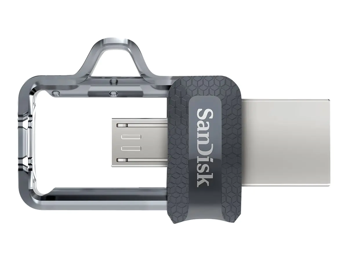SanDisk Ultra Dual M3.0 - USB-Flash-Laufwerk - 256 GB - USB 3.0 / micro USB