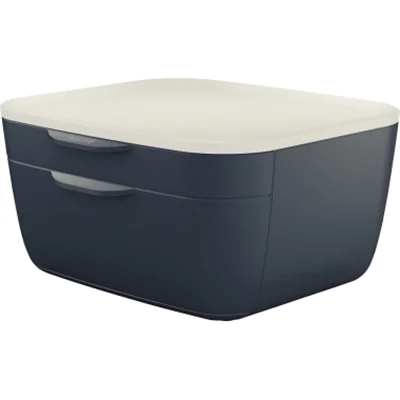 Leitz Schubladenbox Cosy 53570089 A4 PS 2Schübe grau Leitz Schubladenbox Cosy 53570089 A4 PS 2Schübe grau