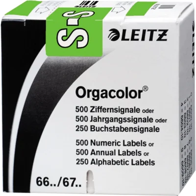 Leitz Buchstabensignal Orgacolor 66281000 S grün 250 St./Pack. Leitz Buchstabensignal Orgacolor 66281000 S grün 250 St./Pack.
