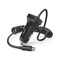 Hama Kfz-Ladegeraet USB-C 12 Watt Schwarz
