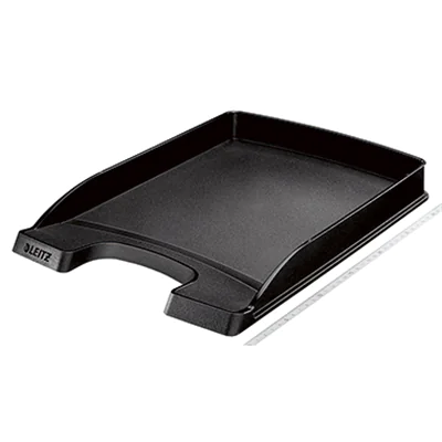 Leitz Briefablage Flach Plus 52370095 DIN A4 stapelbar PS sw