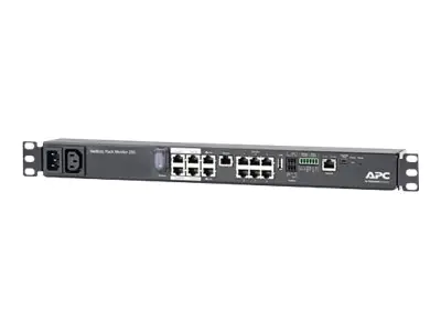 APC NetBotz Rack Monitor 250 - Gerät zur Umgebungsüberwachung - 100Mb LAN - Rack-montierbar - für P/N: AR106VI, SCL400RMJ1U, SCL500RMI1UC, SCL500RMI1UNC, SMTL1000RMI2UC, SMTL750RMI2UC