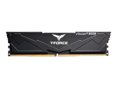 T-FORCE VULCANa - DDR5 - Kit - 32 GB: 2 x 16 GB - DIMM 288-PIN - 6000 MHz / PC5-48000 - CL38 - 1.25 V - ungepuffert - on-die ECC - Schwarz
