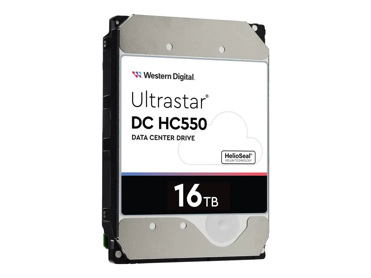 WD Ultrastar DC HC550 WUH721816ALE6L4 - Festplatte - 16 TB - intern - 3.5" (8.9 cm) - SATA 6Gb/s - 7200 rpm - Puffer: 512 MB