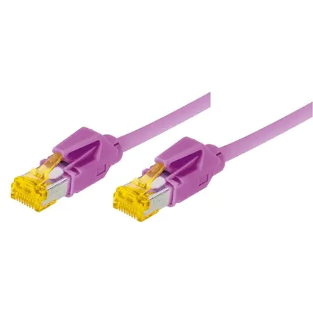Tecline Patch-Kabel RJ-45 (M) RJ-45 (M) 72210M SFTP-Kabel CAT 6a 10 m Erikaviolett