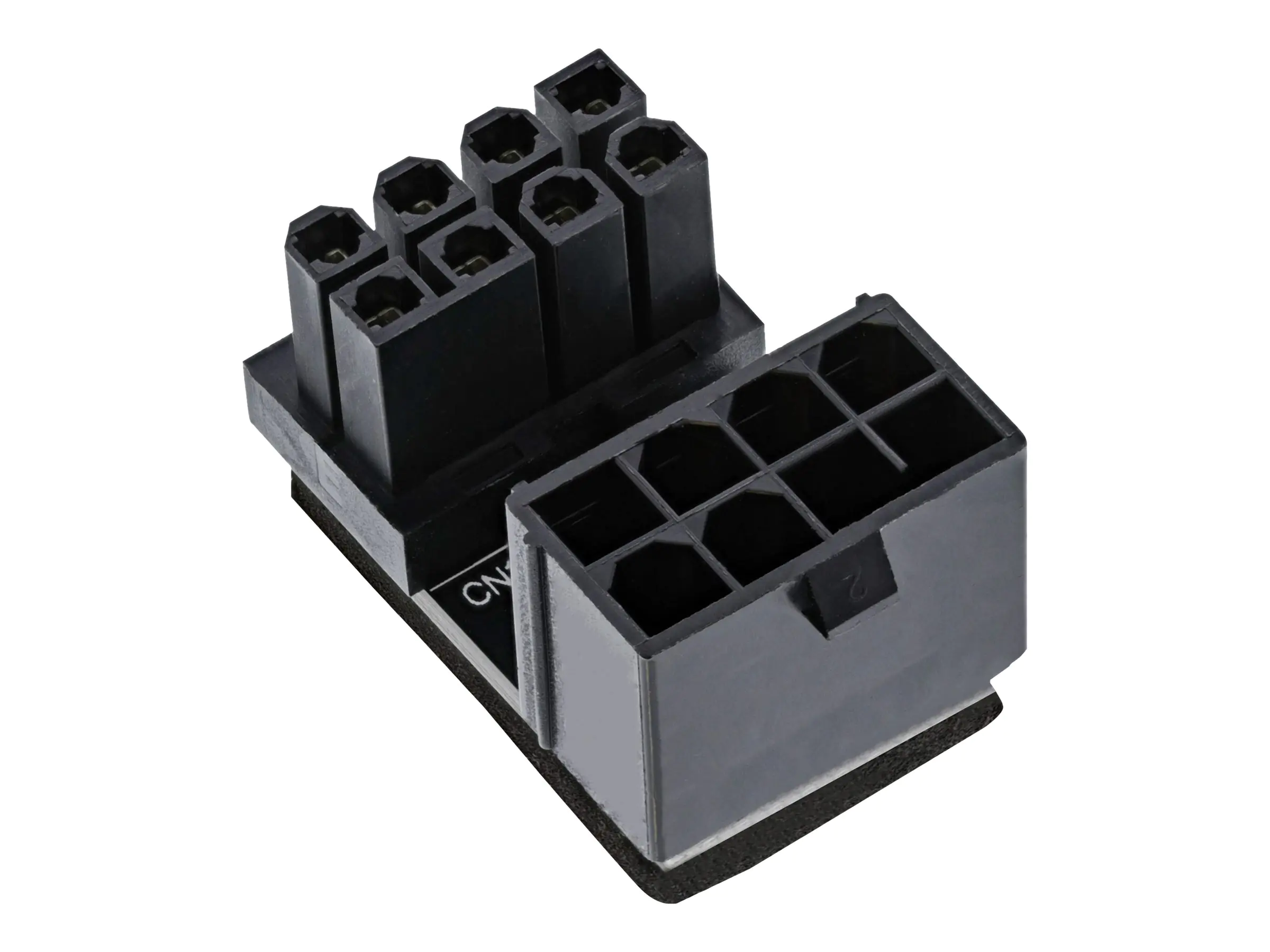 InLine - Netzteil - 8-poliger PCIe Power (M) zu 8-poliger PCIe Power (W) gewinkelt - umgekehrt