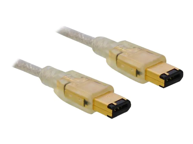 Delock - IEEE 1394-Kabel - FireWire, 6-polig (M) zu FireWire, 6-polig (M) - 3 m