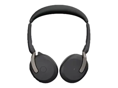 Jabra Evolve2 65 Flex UC Stereo - Headset - On-Ear - Bluetooth - kabellos - aktive Rauschunterdrückung - USB-C - Schwarz - optimiert für UC Jabra Evolve2 65 Flex UC Stereo - Headset - On-Ear - Bluetooth - kabellos - aktive Rauschunterdrückung - USB-C - Schwarz - optimiert für UC