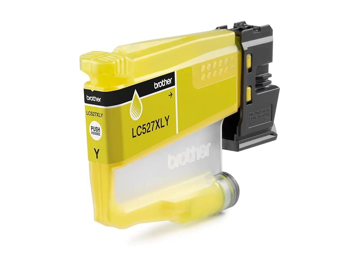 Brother LC527XLY - Hohe Ergiebigkeit - Gelb - original - Kissen-Pack - Tintenpatrone - für Brother MFC-J4350DW, MFC-J4550DW