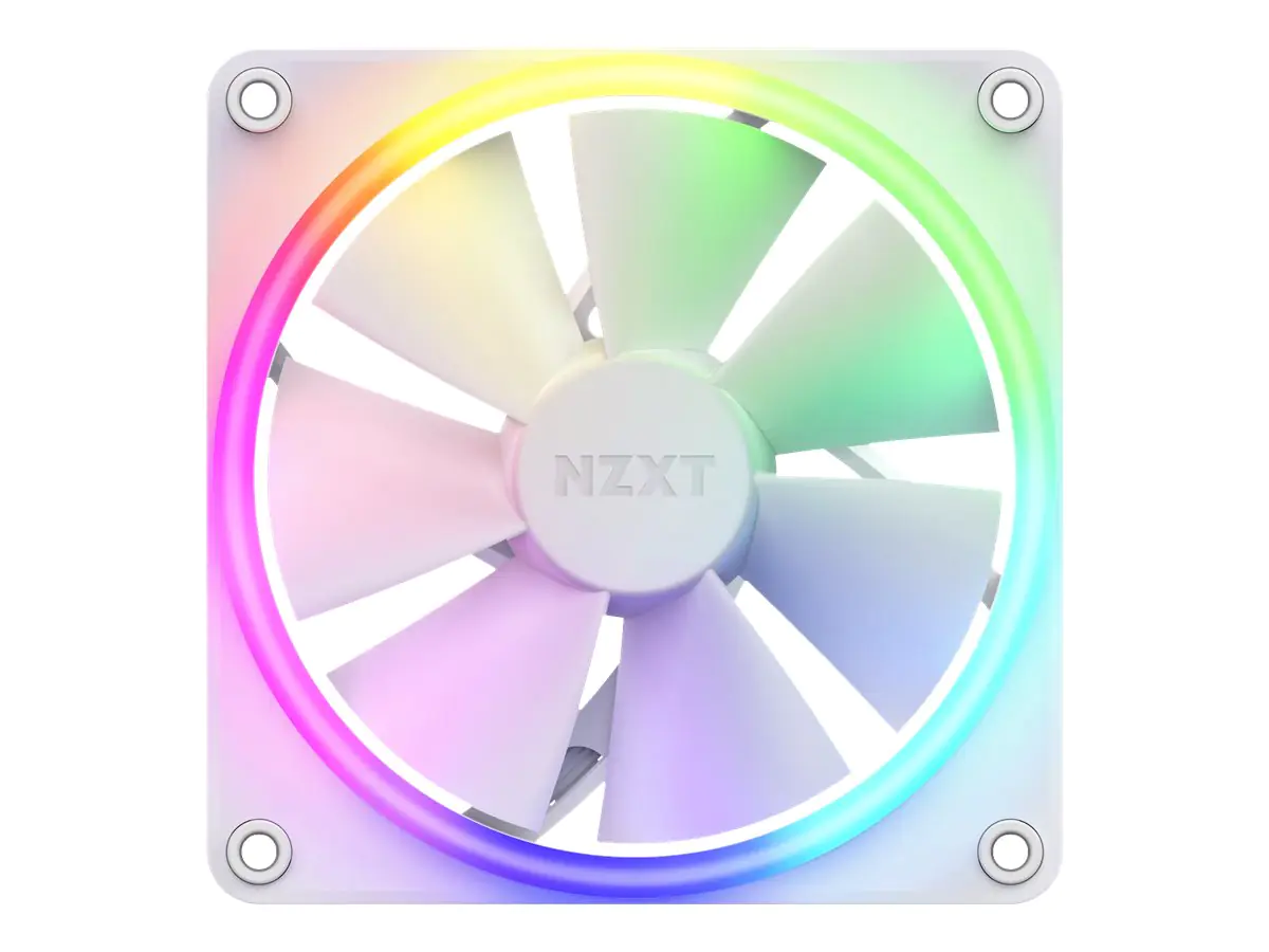 NZXT F Series F120 RGB - Gehäuselüfter - 120 mm - Mattes Weiß