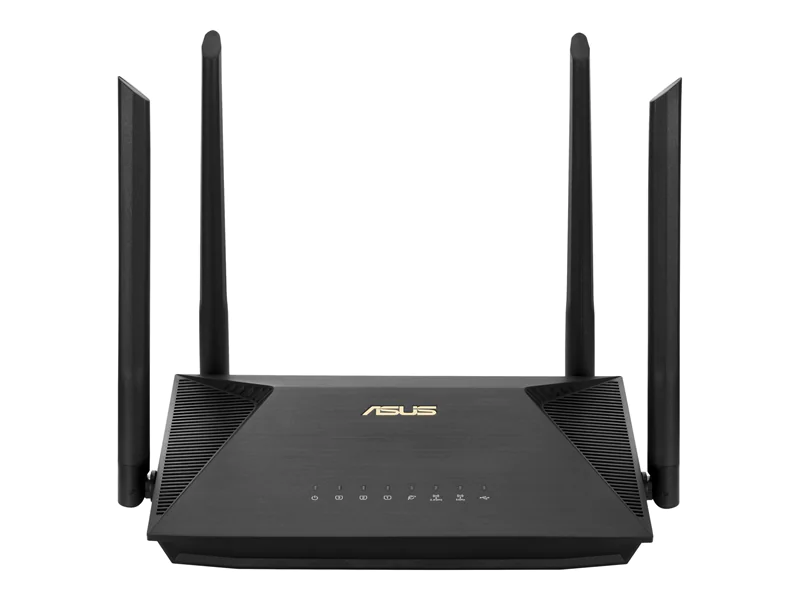 ASUS RT-AX53U - Wireless Router 3-Port-Switch - 1GbE - Wi-Fi 6 - Dual-Band