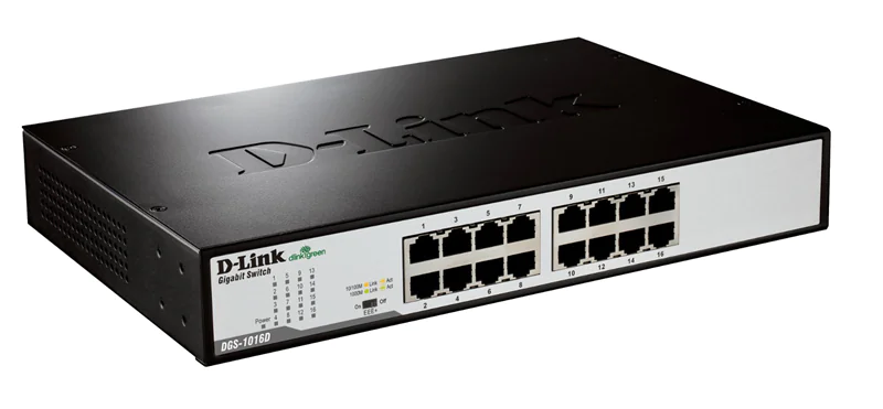 D-Link DGS 1016D - Switch - 16 x 10/100/1000 - Desktop D-Link DGS 1016D - Switch - 16 x 10/100/1000 - Desktop