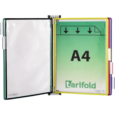 Tarifold Wandelement 414159 mit 5 Sichttafeln A4 sortiert