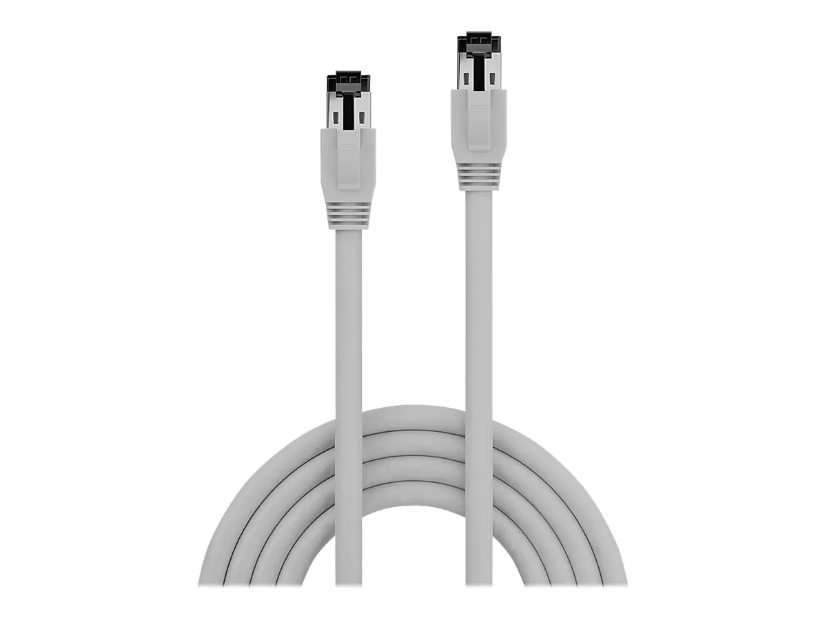 Lindy - Patch-Kabel - RJ-45 (M) zu RJ-45 (M) - 5 m - SFTP - CAT 8.1 - geschirmt - Grau