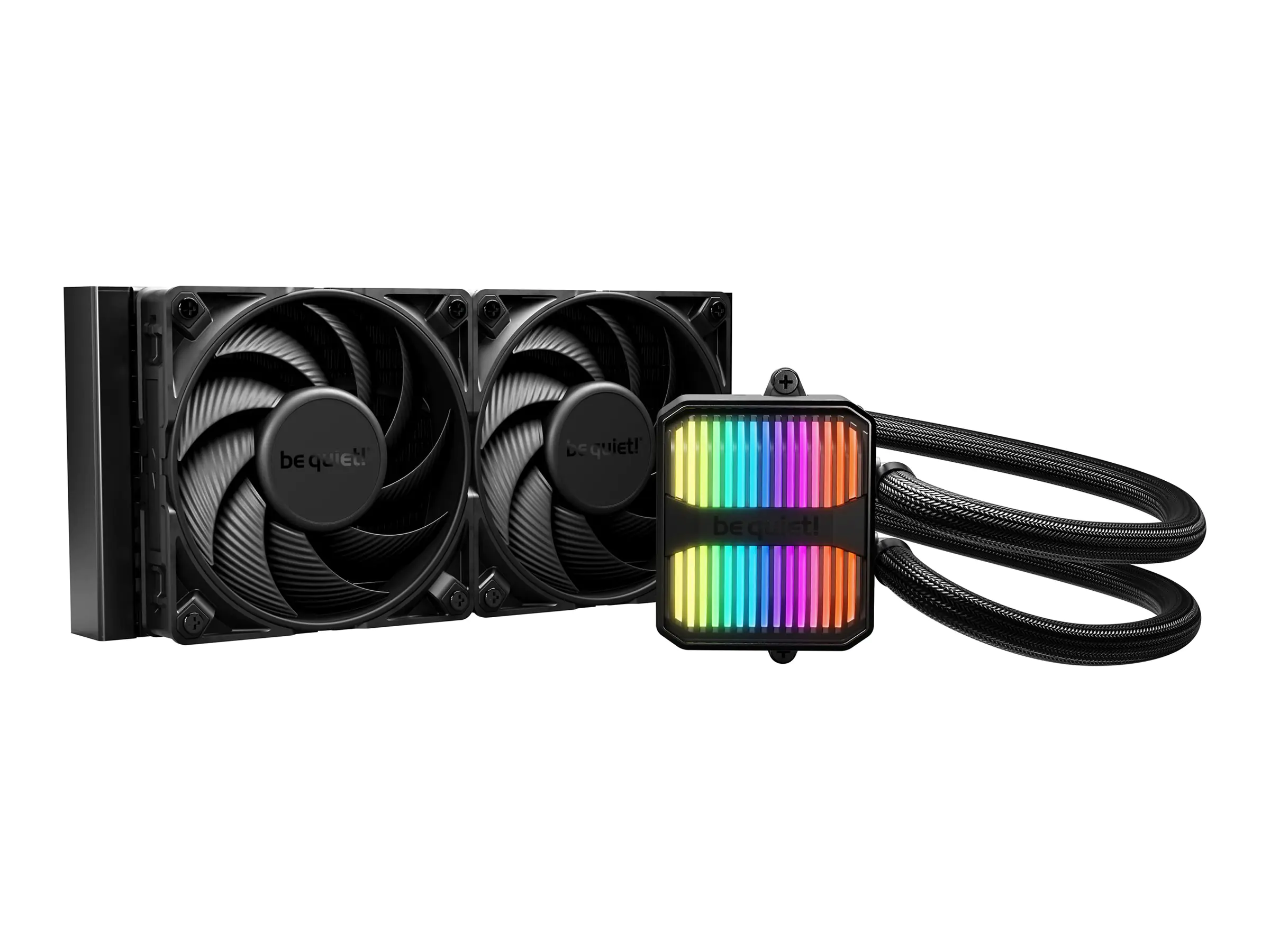 be quiet! Silent Loop 3 - Prozessor-Luftkühler - Kühlergröße: 240 mm - (für: LGA1150, LGA1151, LGA1155, LGA1200, LGA1700, LGA1851, AM4, AM5) - Kupfer-Bodenplatte und vernickelte Aluminium-Finnen - 120 mm - Schwarz