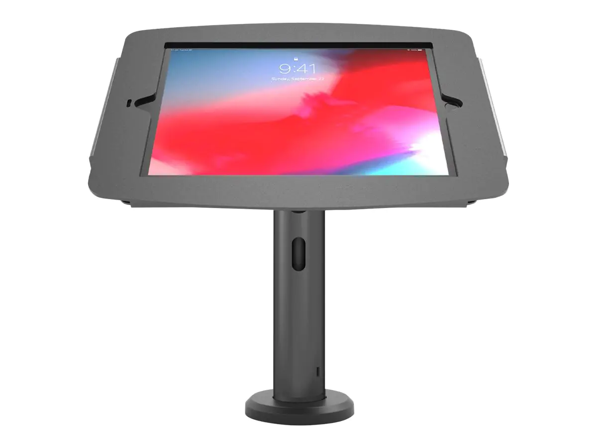 Compulocks iPad Pro 11" (1-4th Gen) Space Enclosure Tilting Stand 8" - Befestigungskit (Gehäuse, pole stand) - für Tablett - hochwertiges Aluminium - Schwarz - Bildschirmgröße: 27.9 cm (11") - für Apple 11-inch iPad Pro (1. Generation, 2. Generation, 3. G