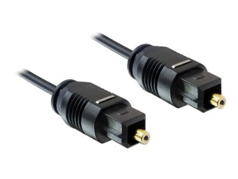 Delock - Digitales Audio-Kabel (optisch) - TOSLINK männlich zu TOSLINK männlich - 2 m - Schwarz