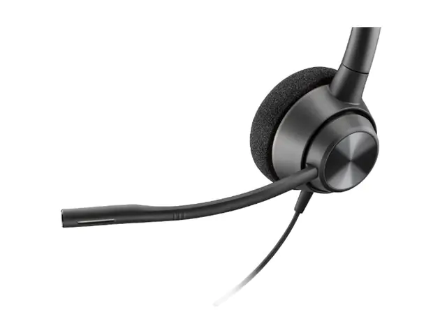 Poly EncorePro 320 - EncorePro 300 series - Headset - On-Ear - kabelgebunden - USB-C - Schwarz - Zertifiziert für Microsoft Teams