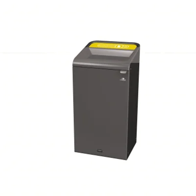 Rubbermaid Abfallsammelsystem 49,5 x 97,5 x 48,9 cm (B x H x T) 87l 1 Sortierfach Stahl, verzinkt grau/gelb Rubbermaid Abfallsammelsystem 49,5 x 97,5 x 48,9 cm (B x H x T) 87l 1 Sortierfach Stahl, verzinkt grau/gelb
