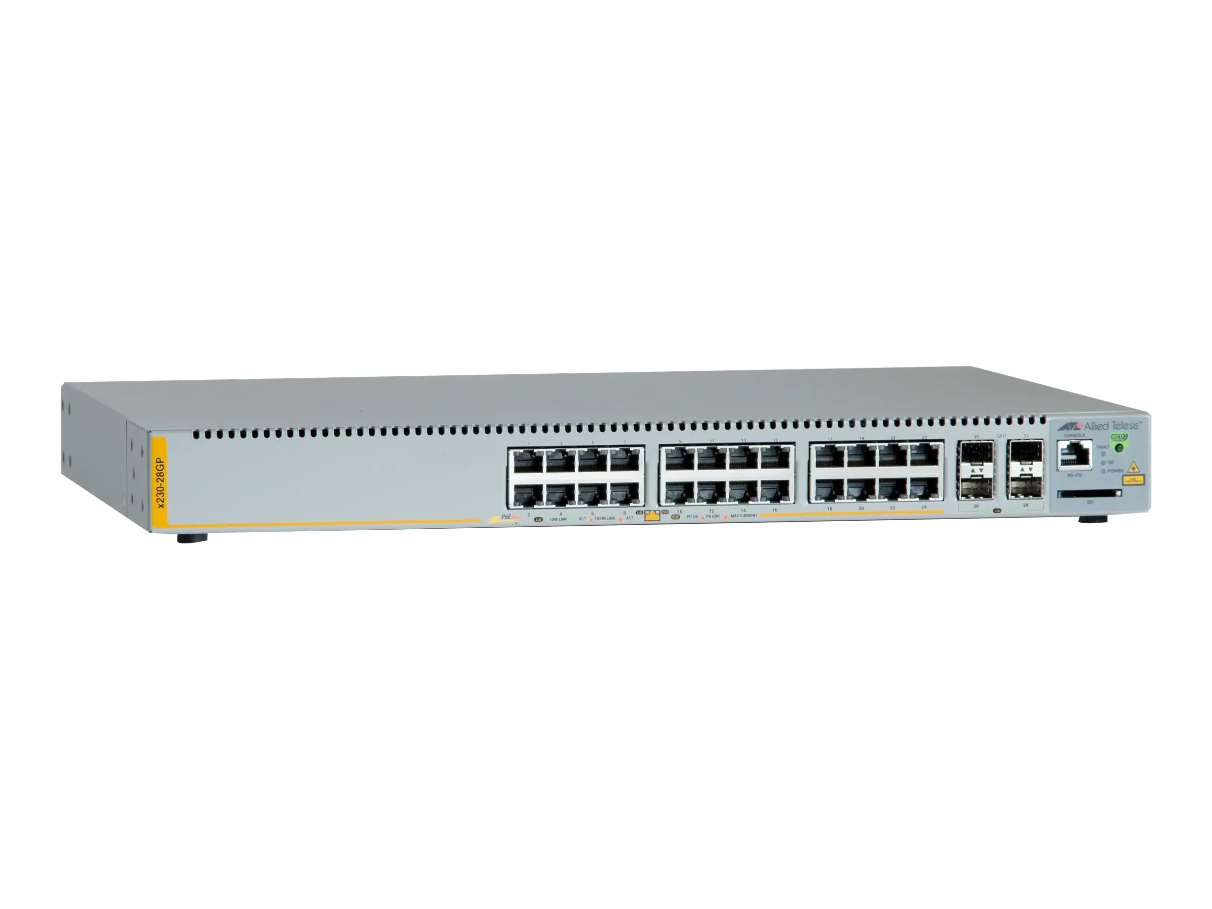 Allied Telesis AT x230-28GP - Switch - L2+ - managed - 24 x 10/100/1000 (PoE+) AT-X230-28GP-30