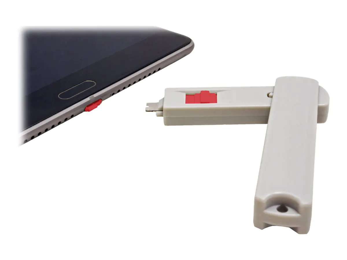 Roline - Schloss für USB-C-Port - Rot (Packung mit 10)