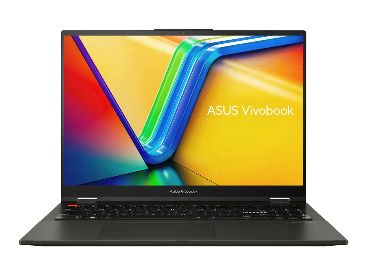 ASUS VivoBook S 16 Flip TN3604YA-MC080W - Flip-Design - AMD Ryzen 7 7730U / 2 GHz - Win 11 Home - Radeon Vega 7 - 16 GB RAM - 1 TB SSD NVMe - 40.6 cm (16") Touchscreen 1920 x 1200 - Wi-Fi 6E, Bluetooth - schwarz - kbd: Niederländisch