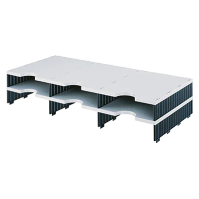 styro Aufbaueinheit styrodoc trio 268-1302.98 6Fächer gr/sw styro Aufbaueinheit styrodoc trio 268-1302.98 6Fächer gr/sw