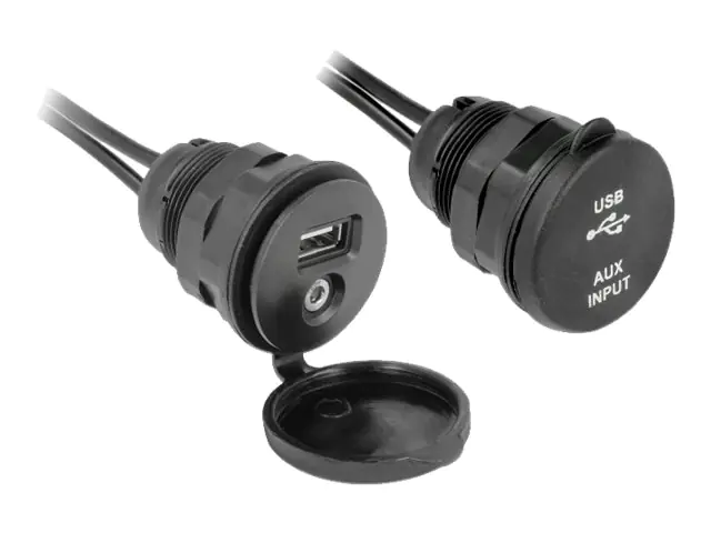 Delock USB/Audio-Verlängerungskabel - USB, Mini-Stecker (M)